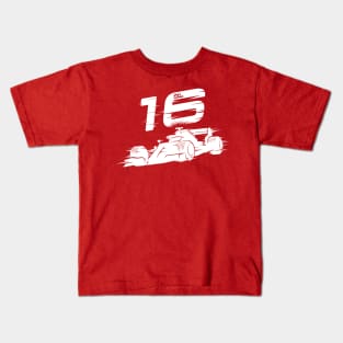 We Race On! 16 [White] Kids T-Shirt